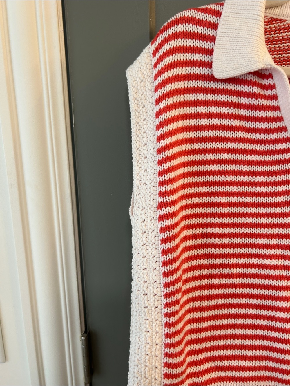 Sonoma Striped V-Neck Polo Sweater New Size Medium! - Picture 2 of 7